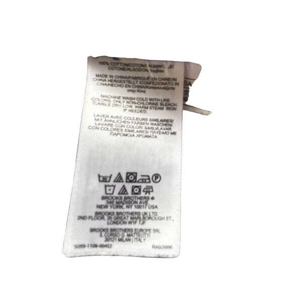 Brookes Brothers short sleeve plaid shirt button up - Picture 5 of 12